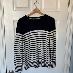 Gap striped sweater- size L
